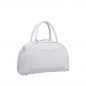 Preview: Small crossbody bag made of white nappa leather